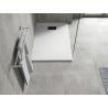 Mexen Hugo rectangular SMC shower tray 130 x 90 cm, white, black cover - 42109013-B
