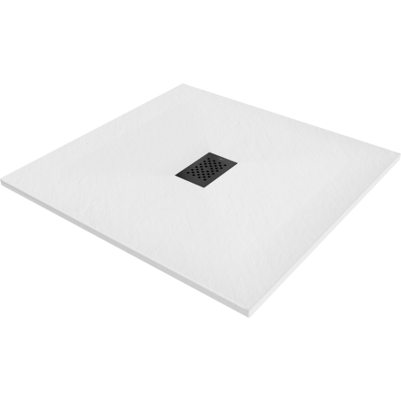 Mexen Hugo Square Shower Tray SMC 100 x 100 cm, White, Black Cover - 42101010-B