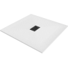 Mexen Hugo SMC square shower tray 100 x 100 cm, white, black cover - 42101010-B