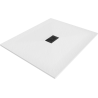 Mexen Hugo Rectangular SMC Shower Tray 110 x 100 cm, White, Black Cover - 42101011-B