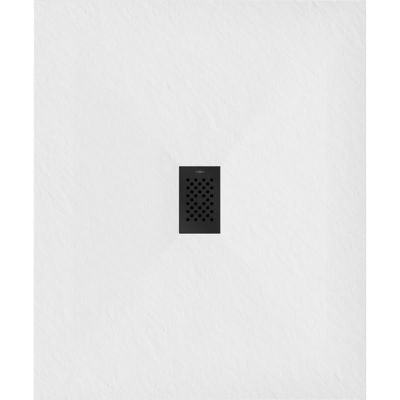 Mexen Hugo rectangular shower tray SMC 110 x 100 cm, white, black cover - 42101011-B