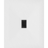 Mexen Hugo rectangular shower tray SMC 110 x 100 cm, white, black cover - 42101011-B