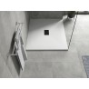 Mexen Hugo Rectangular SMC Shower Tray 110 x 100 cm, White, Black Cover - 42101011-B