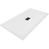 Mexen Hugo Rectangular Shower Tray SMC 160 x 100 cm, White, Black Cover - 42101016-B