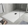 Mexen Hugo rectangular shower tray SMC 200 x 100 cm, white, black masking cover - 42101020-B