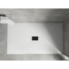 Mexen Hugo rectangular SMC shower tray 180 x 100 cm, white, black cover - 42101018-B