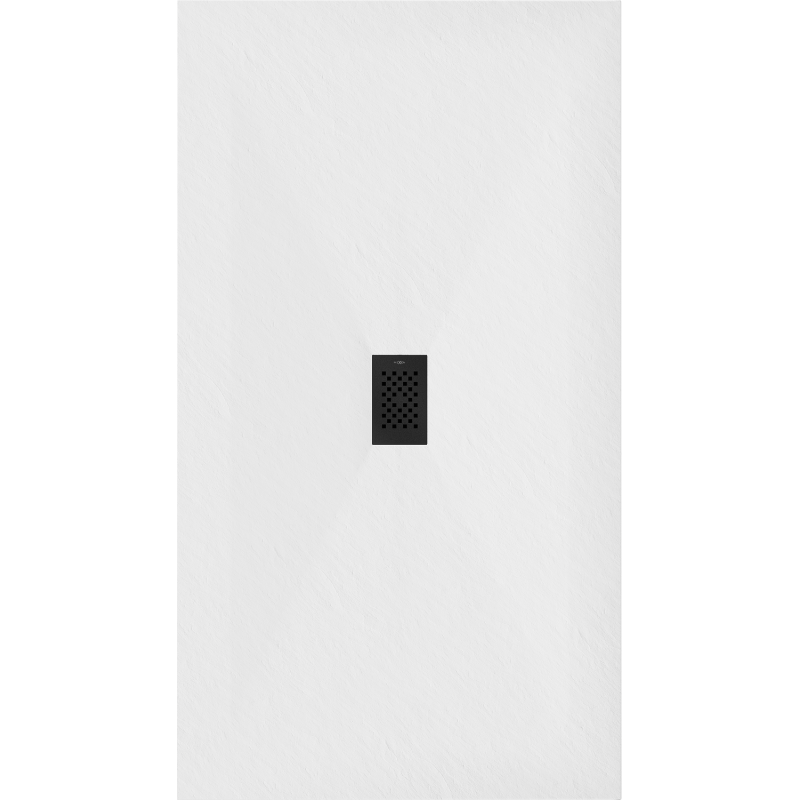 Mexen Hugo rectangular shower tray SMC 160 x 100 cm, white, black cover - 42101016-B