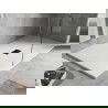 Mexen Hugo rectangular shower tray SMC 180 x 100 cm, white, black cover - 42101018-B