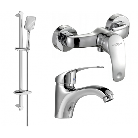 Mexen Fabia DB62 shower set, Chrome - 746504DB62-00