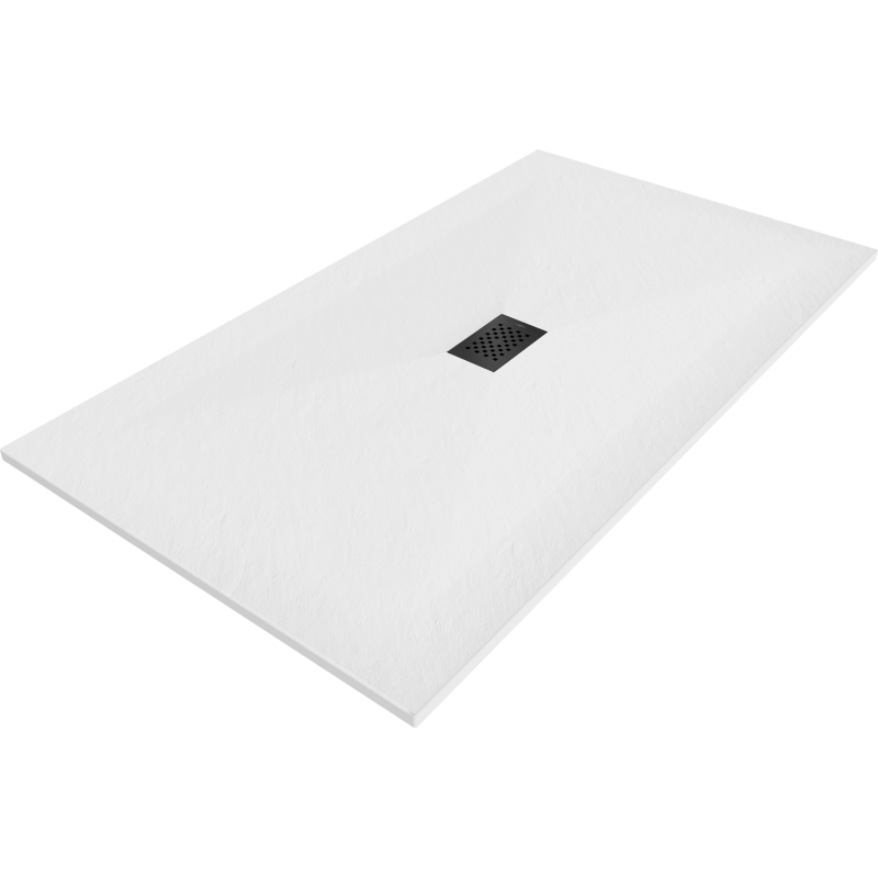 Mexen Hugo SMC rectangular shower tray 170 x 100 cm, white, black cover - 42101017-B