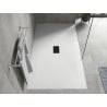 Mexen Hugo rectangular SMC shower tray 170 x 100 cm, white, black cover - 42101017-B