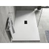 Mexen Hugo rectangular SMC shower tray 170 x 100 cm, white, black cover - 42101017-B