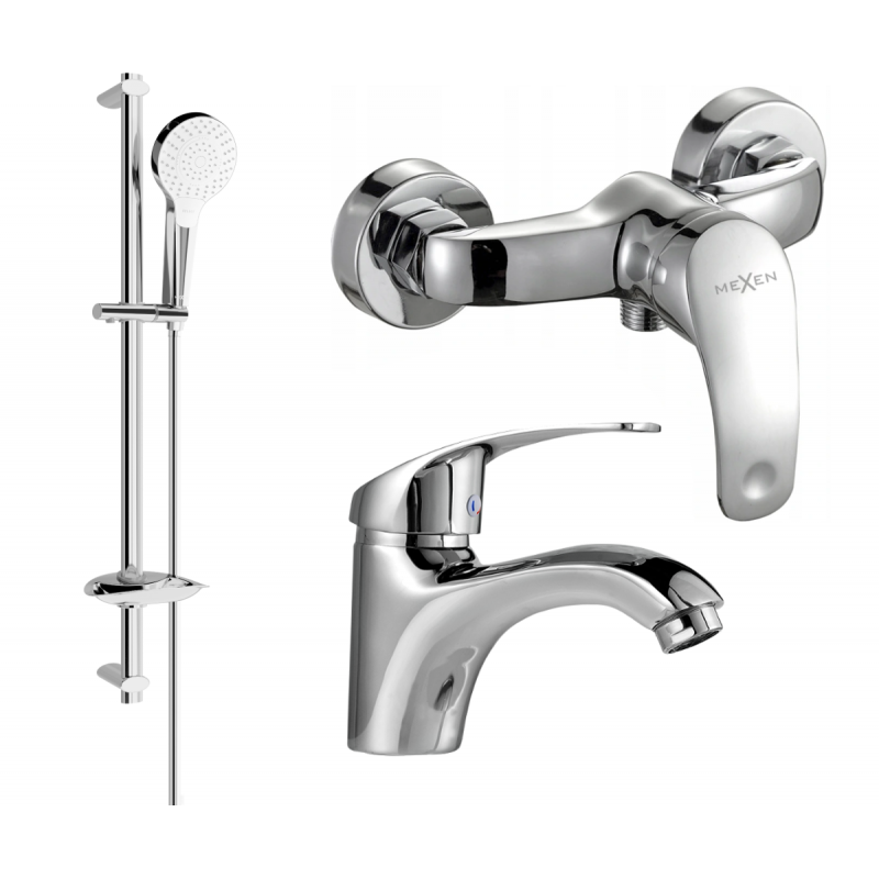 Mexen Fabia DB05 shower set, Chrome - 746504DB05-00
