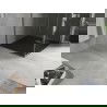 Mexen Hugo Square Shower Tray SMC 80 x 80 cm, Black, Inox Cover - 42708080-X