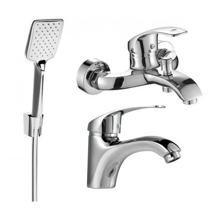Mexen Fabia R62 bathtub set, Chrome - 746503R62-00