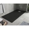 Mexen Hugo rectangular SMC shower tray 170 x 80 cm, black, inox cover - 42708017-X