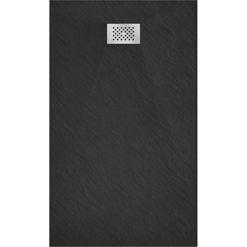 Mexen Hugo SMC Rectangular Shower Tray 140 x 90 cm, Black, Inox Cover - 42709014-X