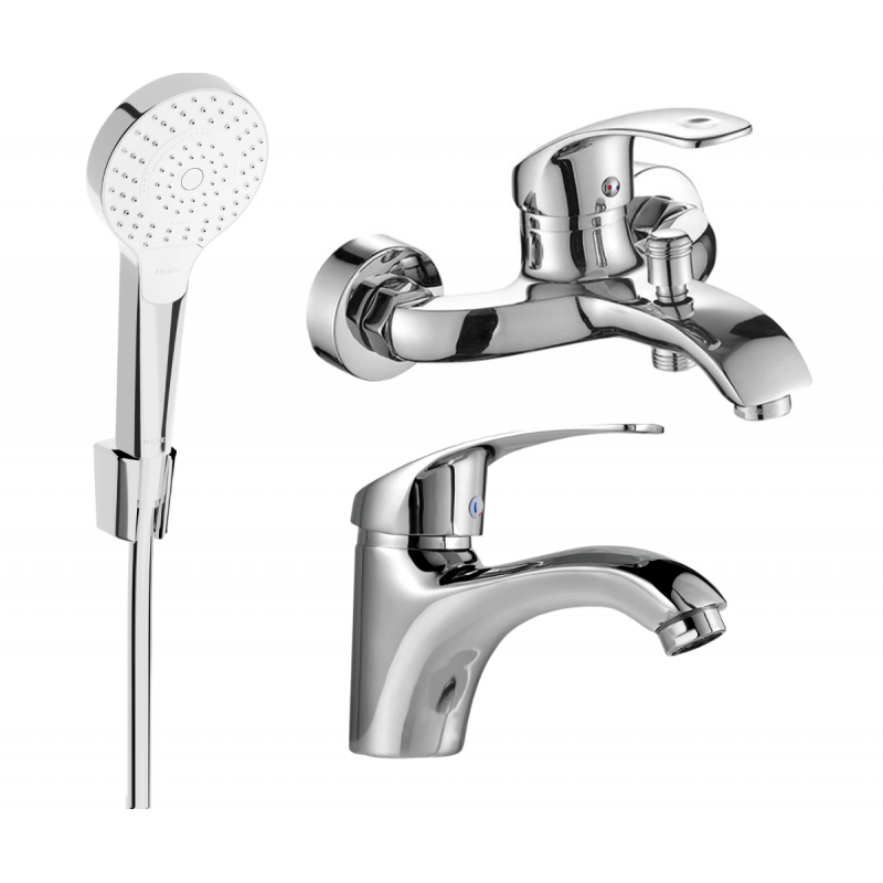 Mexen Fabia R05 bath set, chrome - 746503R05-00