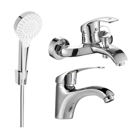 Mexen Fabia R05 bath set, chrome - 746503R05-00