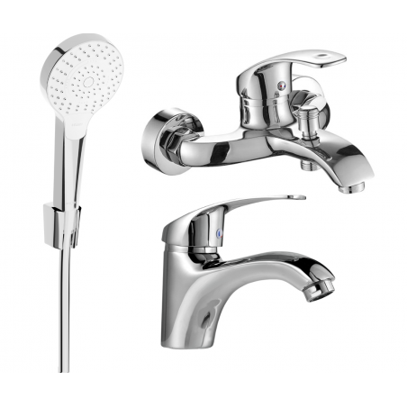 Mexen Fabia R05 bathtub set, Chrome - 746503R05-00