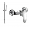 Mexen Fabia DF72 shower mixer tap with shower head, Chrome - 74654DF72-00