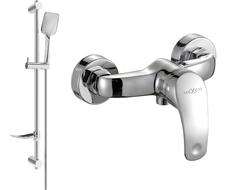 Mexen Fabia DF62 shower mixer tap with shower head, Chrome - 74654DF62-00