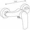 Mexen Fabia DB62 Shower Faucet with Shower Set, Chrome - 74654DB62-00