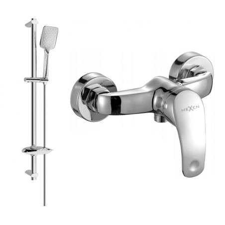 Mexen Fabia DB62 Shower Faucet with Shower Set, Chrome - 74654DB62-00