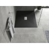 Mexen Hugo Rectangular SMC Shower Tray 130 x 100 cm, Black, Inox Cover - 42701013-X
