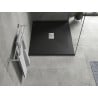 Mexen Hugo Rectangular Shower Tray SMC 130 x 100 cm, Black, Inox Cover - 42701013-X