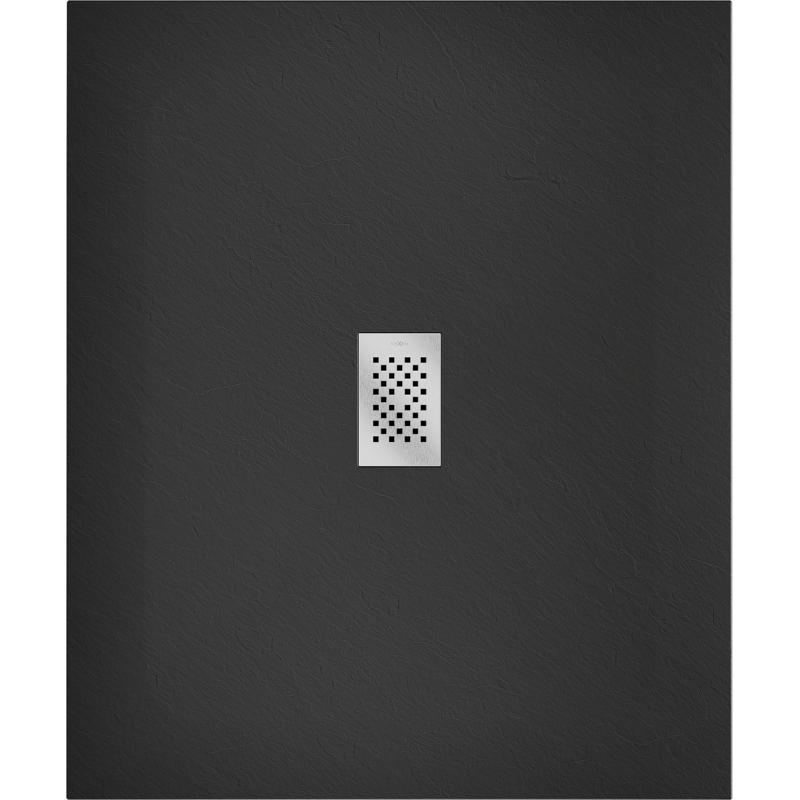 Mexen Hugo rectangular shower tray SMC 130 x 100 cm, black, inox cover - 42701013-X