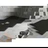 Mexen Hugo rectangular shower tray SMC 150 x 100 cm, black, inox cover - 42701015-X