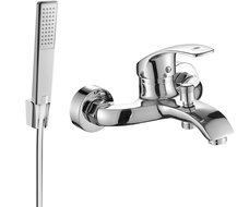 Mexen Fabia R72 bathtub faucet with shower set, chrome - 74653R72-00