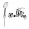 Mexen Fabia R62 bathtub mixer tap with shower head, Chrome - 74653R62-00