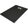 Mexen Hugo rectangular shower tray SMC 120 x 80 cm, black, golden cover - 42708012-G