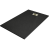 Mexen Hugo Rectangular SMC shower tray 140 x 80 cm, black, golden cover - 42708014-G