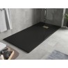 Mexen Hugo rectangular SMC shower tray 170 x 80 cm, black, gold cover - 42708017-G