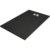 Mexen Hugo Rectangular Shower Tray SMC 140 x 90 cm, Black, Gold Cover - 42709014-G