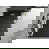 Mexen Hugo rectangular shower tray SMC 170 x 90 cm, black, gold cover - 42709017-G