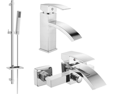 Mexen Libra DQ77 bathtub set, Chrome - 745103DQ77-00