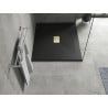 Mexen Hugo SMC Rectangular Shower Tray 120 x 100 cm, Black, Gold Cover - 42701012-G