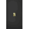 Mexen Hugo SMC Rectangular Shower Tray 150 x 100 cm, Black, Gold Cover - 42701015-G