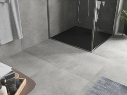 Mexen Hugo Square Shower Tray SMC 70 x 70 cm, Black, Black Cover - 42707070-B