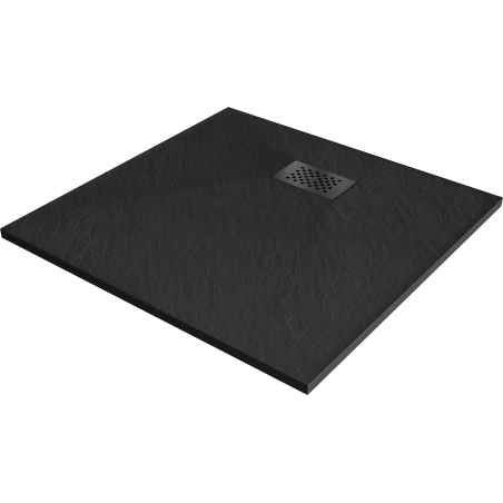 Mexen Hugo Square Shower Tray SMC 80 x 80 cm, Black, Black Cover - 42708080-B