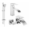 Mexen Libra DQ62 bathtub set, Chrome - 745103DQ62-00