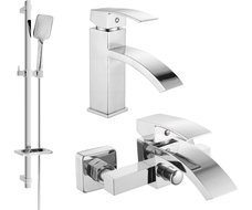 Mexen Libra DQ62 bathtub set, Chrome - 745103DQ62-00