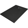 Mexen Hugo rectangular shower tray SMC 120 x 70 cm, black, black cover - 42707012-B