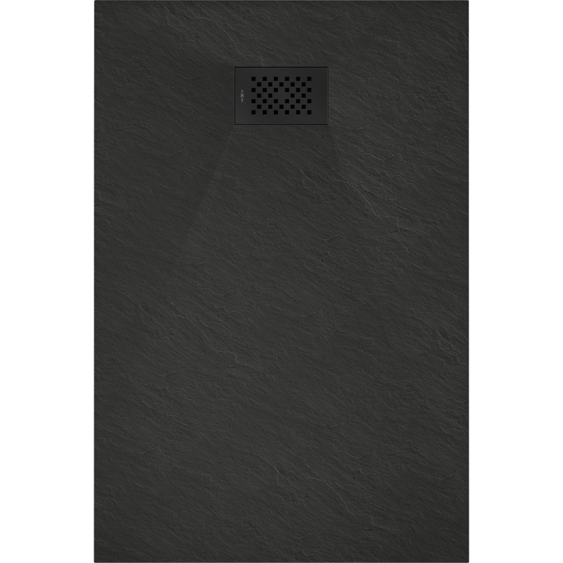 Mexen Hugo rectangular shower tray SMC 80 x 70 cm, black, black cover - 42707080-B