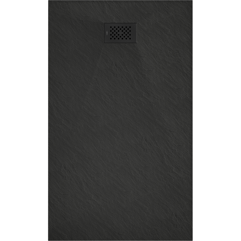 Mexen Hugo rectangular shower tray SMC 140 x 70 cm, black, black cover - 42707014-B