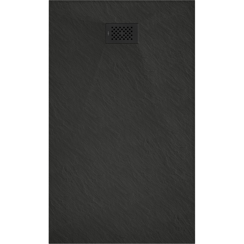 Mexen Hugo rectangular SMC shower tray 140 x 70 cm, black, black cover - 42707014-B